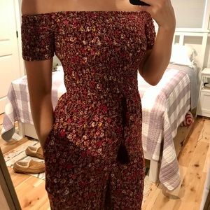 Floral jumpsuit